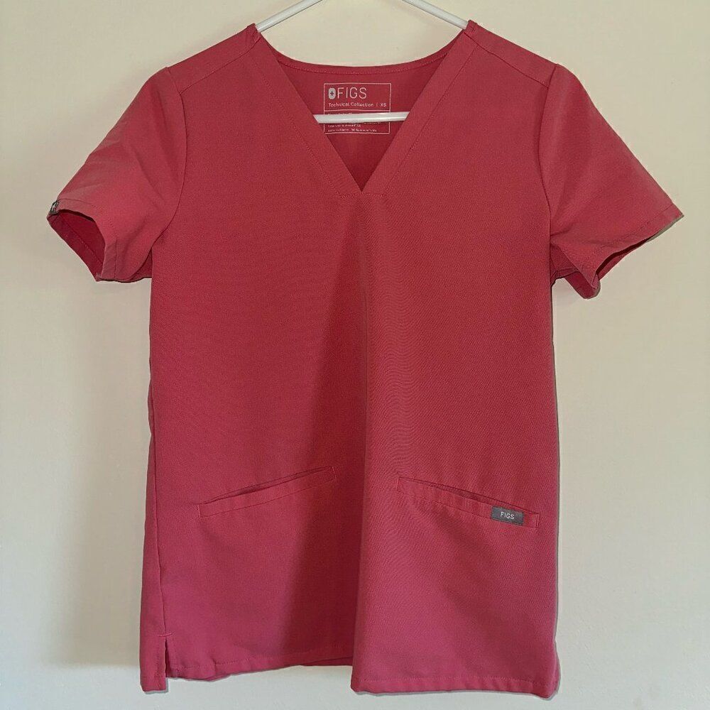 FIGS Technical Collection V-Neck Top SIZE XS